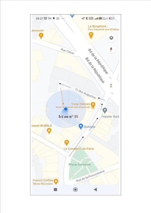 Studio Cosi Idealement Place Au Coeur De Ville Μπουρζ Εξωτερικό φωτογραφία